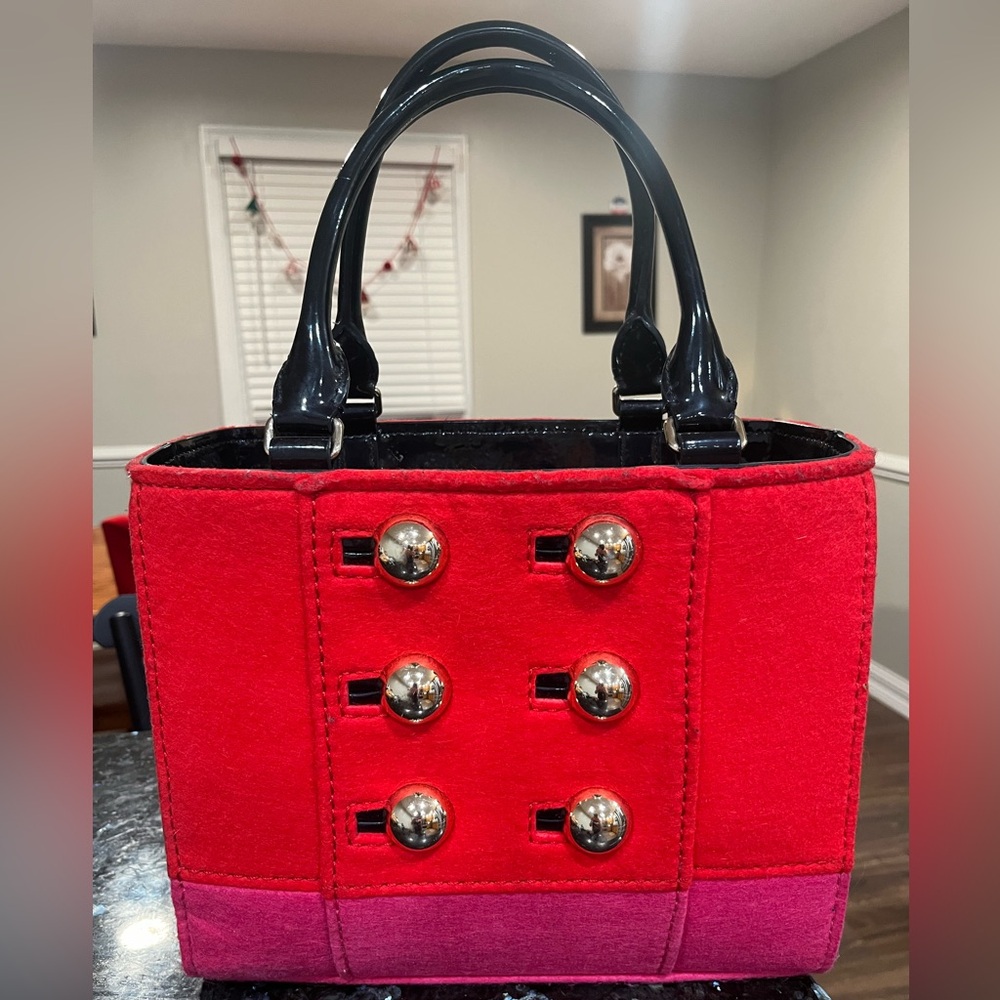 KATE SPADE Beantown Quinn Red/Pink Tote